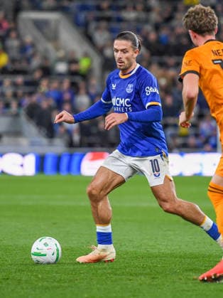 Everton v Wolverhampton Wanderers Carabao Cup Jack Glealish of Everton during the Carabao Cup Third Round match at the Hill Dickinson Stadium, Liverpool 16 09 2026 UK Newspapers OUT Copyright: xKarlxVallantinex FIL-23952-0040