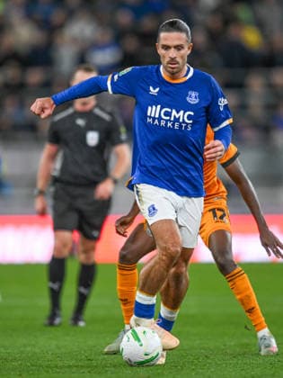 Everton v Wolverhampton Wanderers Carabao Cup Jack Glealish of Everton during the Carabao Cup Third Round match at the Hill Dickinson Stadium, Liverpool 16 09 2026 UK Newspapers OUT Copyright: xKarlxVallantinex FIL-23952-0058