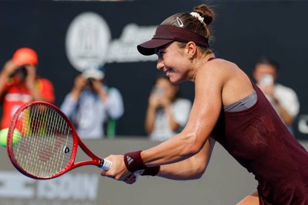 WTA GUADALAJARA OPEN 2026 WTA GUADALAJARA OPEN 2026 ZEYNEP SONMEZ VS IVA JOVIC 09 16 2026 GUADALAJARA, JALISCO Action photo of Iva Jovic of the United States during a match at the 2026 WTA Guadalajara Open, held at the Centro Panamericano de Tenis in Guadalajara, Jalisco, Mexico Action photo of Iva Jovic of the United States, during a match at the 2026 WTA Guadalajara Open held at the Centro Panamericano de Tenis in Guadalajara, Jalisco, Mexico PHOTO BY IMAGENSHOP PHOTO AGENCY GUADALAJARA, JALISCO, MEXICO Copyright: xIMAGENSHOPxAGENCIAxFOTOGRAFICAx