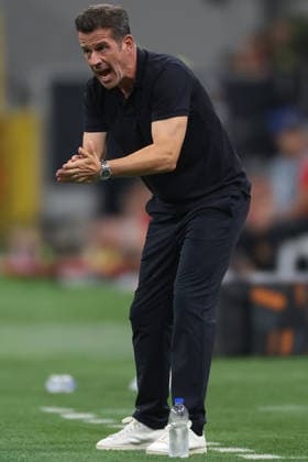 AC Milan v Benfica - UEFA Europa League - Season 2026-2027 Milan, Italy, 16th September 2026. Marco Silva Head Coach of SL Benfica reacts during the AC Milan vs SL Benfica UEFA Europa League, League Phase match at Giuseppe Meazza, Milan. Picture credit should read: Jonathan Moscrop Milan Stadio Giuseppe Meazza Italy