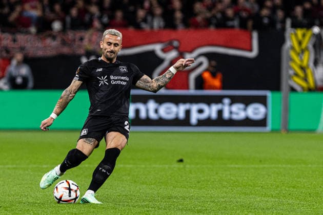 UEFA Europa League: Bayer 04 Leverkusen vs. NK Celje, September 16, 2026; Aleix Garcia (Bayer 04 Leverkusen), 24; UEFA Europa League, Matchday 1: Bayer 04 Leverkusen vs. NK Celje, BayArena, Leverkusen, September 16, 2026 Copyright: xBEAUTIFULxSPORTS Buriakovx