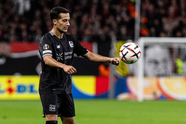 UEFA Europa League: Bayer 04 Leverkusen vs. NK Celje, September 16, 2026; Lucas Vázquez, Bayer 04 Leverkusen; Matchday 1 of the UEFA Europa League: Bayer 04 Leverkusen vs. NK Celje at BayArena, Leverkusen, September 16, 2026 Copyright: xBEAUTIFULxSPORTS Buriakovx