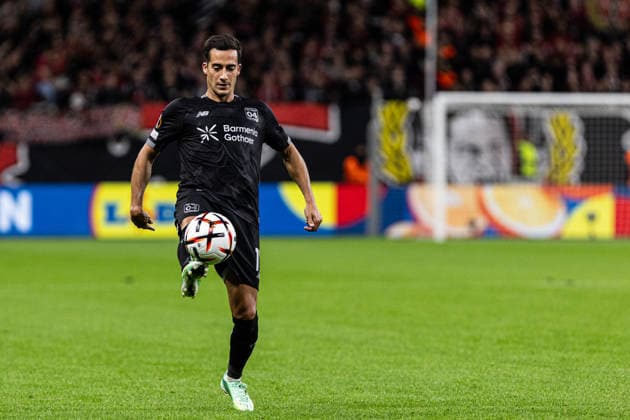 UEFA Europa League: Bayer 04 Leverkusen vs. NK Celje, September 16, 2026; Lucas Vázquez, Bayer 04 Leverkusen; Matchday 1 of the UEFA Europa League: Bayer 04 Leverkusen vs. NK Celje at BayArena, Leverkusen, September 16, 2026 Copyright: xBEAUTIFULxSPORTS Buriakovx