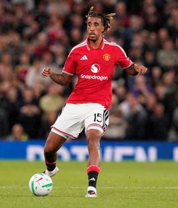 Manchester, England, 16th September 2026. Leny Yoro of Manchester United, ManU during the Manchester United vs Brighton and Hove Albion Carabao Cup match at Old Trafford, Manchester. Picture credit should read: Andrew Yates Sportimage EDITORIAL USE ONLY. No use with unauthorised audio, video, data, fixture lists, club league logos or live services. Online in-match use limited to 120 images, no video emulation. No use in betting, games or single club league player publications. SPI_113_AY_MAN_UTD_BRIGHTON SPI-5001-0113