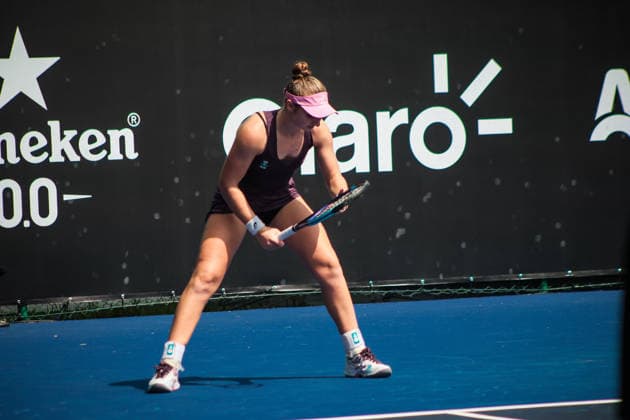 SP Open agita calendário do tênis em SP SaO PAULO, SP - 16.09.2026: SP OPEN AGITA CALENDaRIO DO TÃªNIS EM SP - The second edition of the SP Open, a WTA, Tennis Damen 250 tournament, brings together Brazilian and international tennis players between September 12 and 20, 2026, at Parque Villa-Lobos, in Sao Paulo (SP). In the photo, Mary Stoiana of the United States during a match against Claire Liu, this Wednesday (16). (Photo: AngÃ lica Alves Fotoarena) x3017390x  AngÃ licaxAlves
