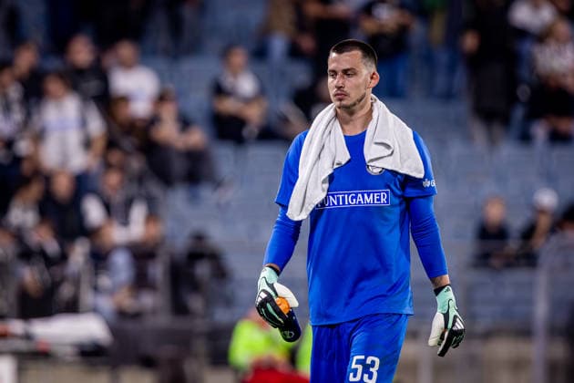 STURM GRAZ - RENNES Danil Khudyakov of Sturm during the matchday 1 of UEFA Europa league - league phase football match between SK Sturm Graz and Rennes at the Stadium Graz Liebenau. Graz, Austria, September 16, 2026. Photo by Branislav Racko Copyright: xx 080A2956