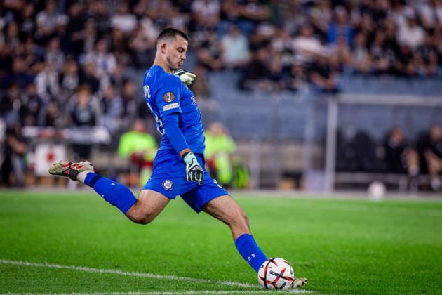 STURM GRAZ - RENNES Danil Khudyakov of Sturm during the matchday 1 of UEFA Europa league - league phase football match between SK Sturm Graz and Rennes at the Stadium Graz Liebenau. Graz, Austria, September 16, 2026. Photo by Branislav Racko Copyright: xx 080A3127