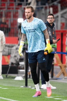 2026–2027 UEFA Europa League, Bayer 04 Leverkusen vs. NK Celje, Matchday 1, Wednesday, September 16, 2026, BayArena, North Rhine-Westphalia, Germany, Mark Flekken Copyright: xCelinaxLeiersx