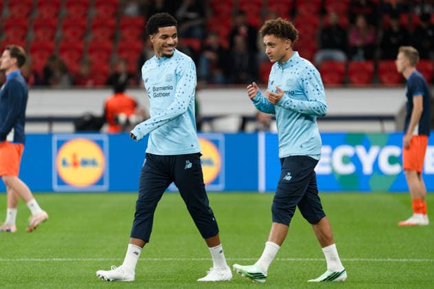 2026–2027 UEFA Europa League, Bayer 04 Leverkusen vs. NK Celje, Matchday 1, Wednesday, September 16, 2026, BayArena, North Rhine-Westphalia, Germany; Malik Tillman, Eliesse, Ben Seghir Copyright: xCelinaxLeiersx