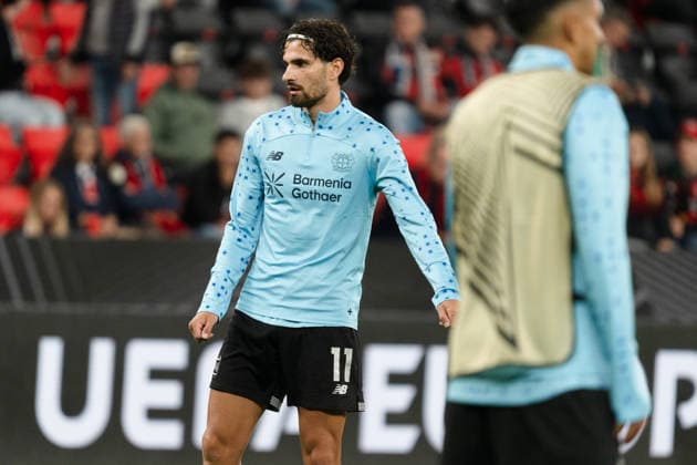 2026–2027 UEFA Europa League, Bayer 04 Leverkusen vs. NK Celje, Matchday 1, Wednesday, September 16, 2026, BayArena, North Rhine-Westphalia, Germany, Martin Terrier Copyright: xCelinaxLeiersx