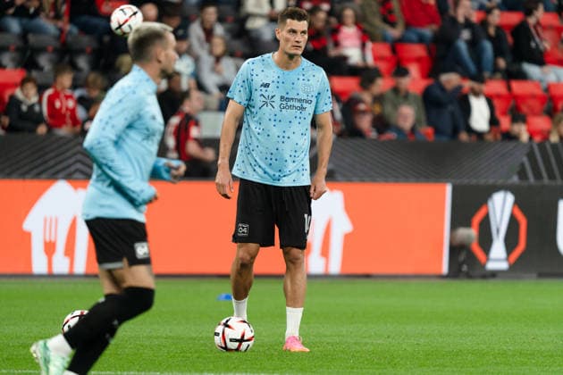 2026–2027 UEFA Europa League, Bayer 04 Leverkusen vs. NK Celje, Matchday 1, Wednesday, September 16, 2026, BayArena, North Rhine-Westphalia, Germany, Patrik Schick Copyright: xCelinaxLeiersx