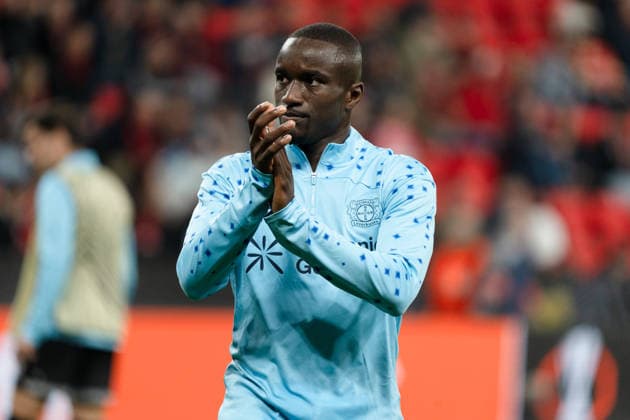 2026–2027 UEFA Europa League, Bayer 04 Leverkusen vs. NK Celje, Matchday 1, Wednesday, September 16, 2026, BayArena, North Rhine-Westphalia, Germany, Moussa Diaby Copyright: xCelinaxLeiersx