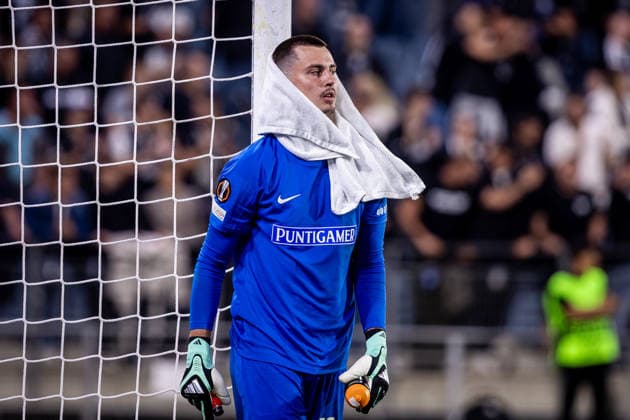 STURM GRAZ - RENNES Danil Khudyakov of Sturm during the matchday 1 of UEFA Europa league - league phase football match between SK Sturm Graz and Rennes at the Stadium Graz Liebenau. Graz, Austria, September 16, 2026. Photo by Branislav Racko Copyright: xx 080A3831
