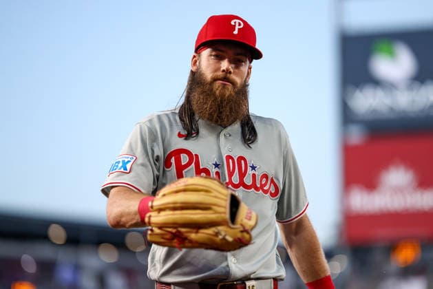 September 16, 2026, Washington D.C, District Of Columbia, United States: Washington, DC; Philadelphia Phillies left fielder Brandon Marsh (16) walks off the field between innings during a Major League Baseball game against the Washington Nationals at Nationals Park on Wednesday, September 16, 2026. The Phillies beat the Nationals 3-0. MLB, Baseball Herren, USA Philadelphia Phillies 3:0 Washington Nationals  - ZUMAp258 20260916_znp_p258_002 Copyright: xStevexPrakopex