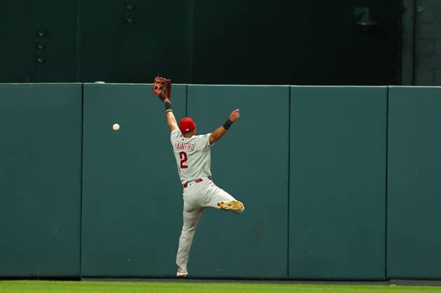 September 16, 2026, Washington D.C, District Of Columbia, United States: Washington, DC; Philadelphia Phillies center fielder Justin Crawford (2) canÃ¢â‚¬â ¢t make the leaping catch during a Major League Baseball game against the Washington Nationals at Nationals Park on Wednesday, September 16, 2026. The Phillies beat the Nationals 3-0. MLB, Baseball Herren, USA Philadelphia Phillies 3:0 Washington Nationals  - ZUMAp258 20260916_znp_p258_021 Copyright: xStevexPrakopex