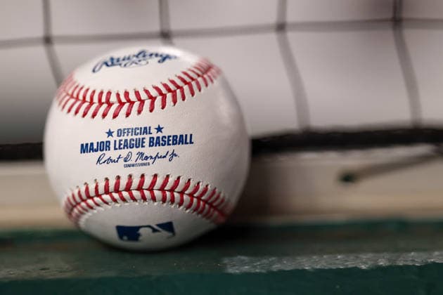 September 16, 2026, Washington D.C, District Of Columbia, United States: Washington, DC; A baseball is seen during a Major League Baseball game between the Washington Nationals and the Philadelphia Phillies at Nationals Park on Wednesday, September 16, 2026. The Phillies beat the Nationals 3-0. MLB, Baseball Herren, USA Philadelphia Phillies 3:0 Washington Nationals  - ZUMAp258 20260916_znp_p258_045 Copyright: xStevexPrakopex