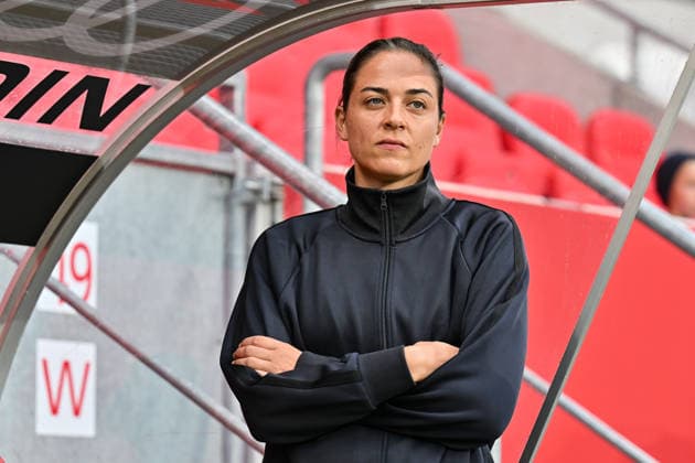 3rd Division FC Ingolstadt vs. TSG 1899 Hoffenheim II, September 16, 2026, INGOLSTADT, GERMANY September 16. Pictured: Sabrina WITTMANN, FC Ingolstadt coach. Isolated photo taken before the 3. Liga match between FC Ingolstadt and TSG Hoffenheim’s second team on Matchday 6 at the Audi Sportpark. Copyright: xBEAUTIFULxSPORTS Goldbergx