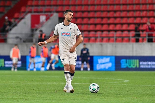 3rd Division: FC Ingolstadt vs. TSG 1899 Hoffenheim II, September 16, 2026, INGOLSTADT, GERMANY September 16, Klaus GJASULA, TSG Hoffenheim II 5, individual photo (cutout) during the 3. Liga match between FC Ingolstadt and TSG Hoffenheim’s second team on Matchday 6 at the Audi Sportpark Copyright: xBEAUTIFULxSPORTS Goldbergx