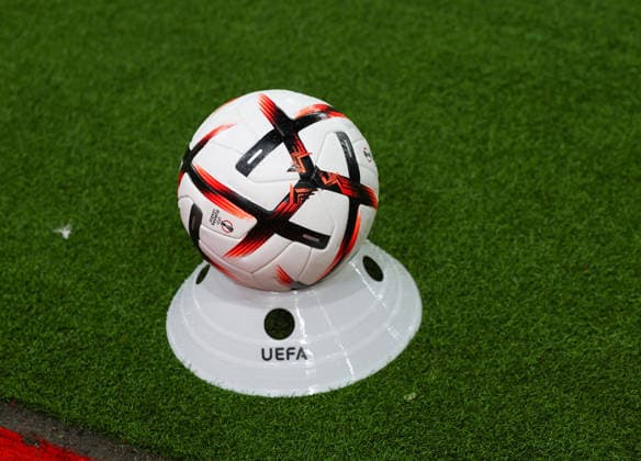 Sunderland, England, 16th September 2026. Matchball during the Sunderland vs AZ Alkmaar UEFA Europa League match at the Stadium Of Light, Sunderland. Picture credit should read: Nigel Roddis Sportimage EDITORIAL USE ONLY. No use with unauthorised audio, video, data, fixture lists, club league logos or live services. Online in-match use limited to 120 images, no video emulation. No use in betting, games or single club league player publications. SPI_051_NR_SUND_AZAL SPI-5002-0051