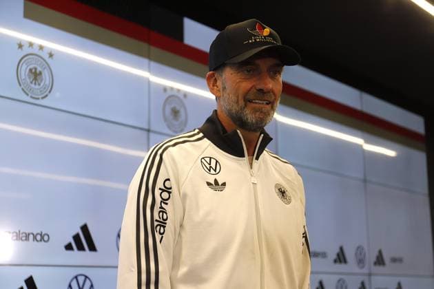 September 17, 2026 xphx Frankfurt am Main, DFB Campus: National Team Coach Jürgen Klopp announces the first roster for the German national team. The photo shows National Team Coach Jürgen Klopp.