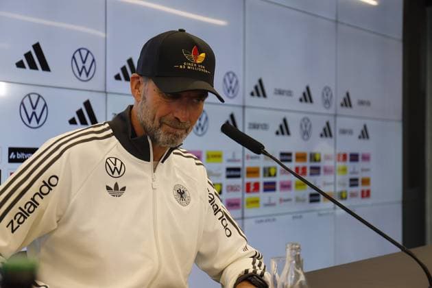 September 17, 2026 xphx Frankfurt am Main, DFB Campus: National Team Coach Jürgen Klopp announces the first roster for the German national team. The photo shows National Team Coach Jürgen Klopp.