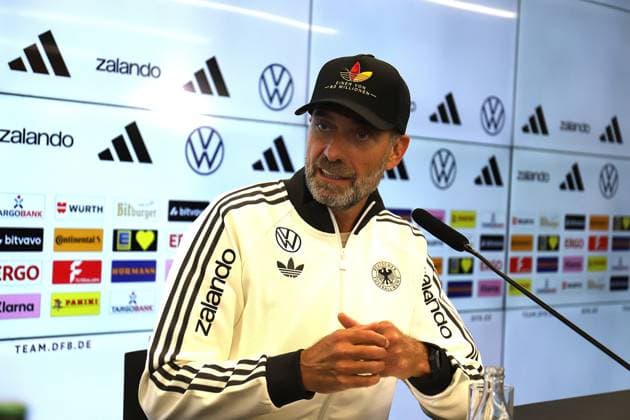 September 17, 2026 xphx Frankfurt am Main, DFB Campus: National Team Coach Jürgen Klopp announces the first roster for the German national team. The photo shows National Team Coach Jürgen Klopp.
