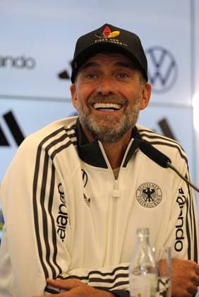 September 17, 2026 xphx Frankfurt am Main, DFB Campus: National Team Coach Jürgen Klopp announces the first roster for the German national team. The photo shows National Team Coach Jürgen Klopp.