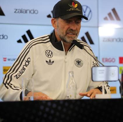 September 17, 2026 xphx Frankfurt am Main, DFB Campus: National Team Coach Jürgen Klopp announces the first roster for the German national team. The photo shows National Team Coach Jürgen Klopp.