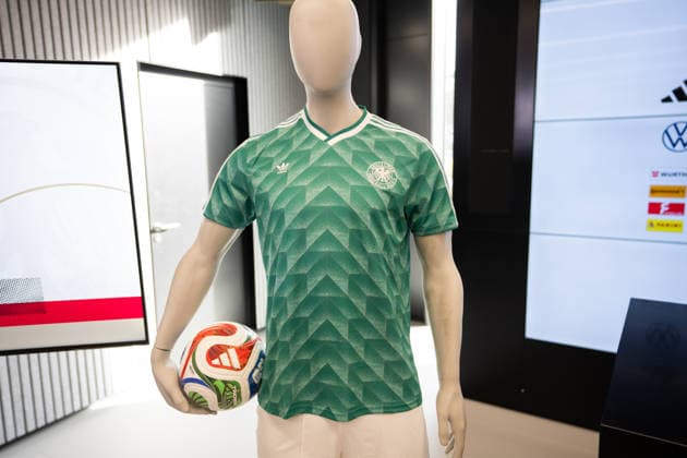 September 17, 2026, GER, UEFA Nations League 2026–2027 Nomination Press Conference with National Team Coach Jürgen Klopp; 1990s retro jersey—the game jersey worn in the match against the Netherlands in Amsterdam; Frankfurt DFB Campus, Frankfurt, Germany Copyright: xnordphotoxGmbHx xChristianxSchulzex
