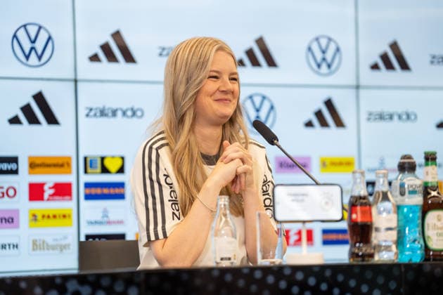 September 17, 2026, GER, UEFA Nations League 2026–2027 Nomination Press Conference with National Team Coach Jürgen Klopp; Franziska Wülle, Press Spokesperson, Germany; Frankfurt; DFB Campus, Frankfurt, Germany Copyright: xnordphotoxGmbHx xChristianxSchulzex