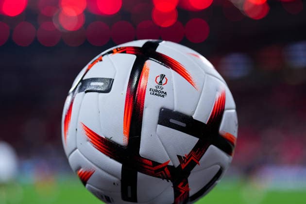 September 16, 2026, xydrx, Men s, Soccer, Europa League, Bayer 04 Leverkusen vs. NK Celje, 2026–2027 season, BayArena Match Ball of the UEFA Europa League. Regulations prohibit any use of photographs as image sequences and or quasi-video. Copyright: HMBxMedia YannisxDreimann
