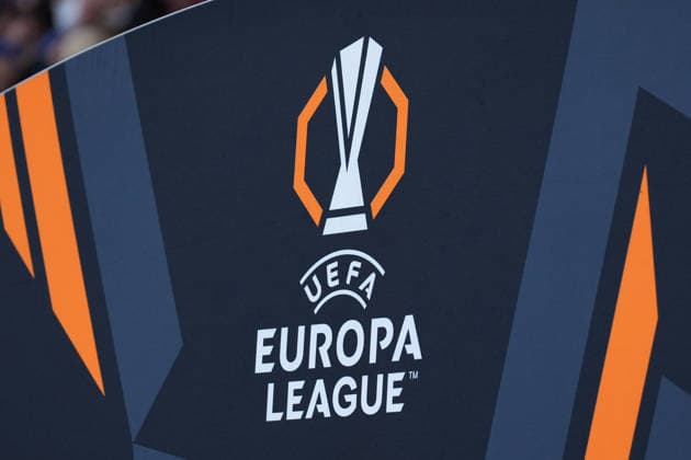 September 16, 2026, xydrx, Men s, Soccer, Europa League, Bayer 04 Leverkusen vs. NK Celje, 2026–2027 Season, BayArena. The UEFA Europa League logo. Regulations prohibit any use of photographs as image sequences and or quasi-video. Copyright: HMBxMedia YannisxDreimann
