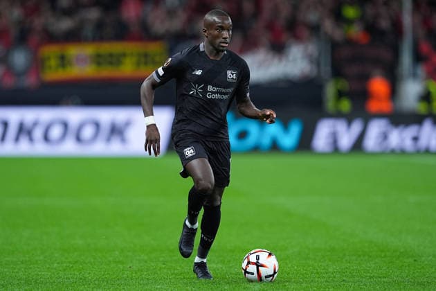 September 16, 2026, xydrx, Men s, Soccer, Europa League, Bayer 04 Leverkusen vs. NK Celje, 2026–2027 season, BayArena, Moussa Diaby, Bayer 04 Leverkusen, 19. Regulations prohibit any use of photographs as image sequences and or quasi-video Copyright: HMBxMedia YannisxDreimann