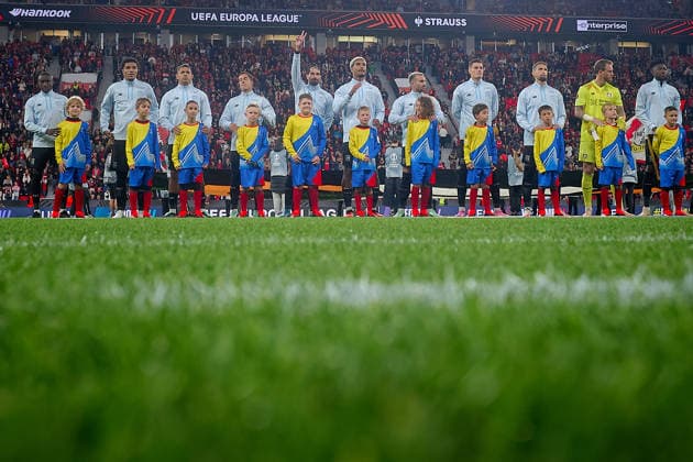 LEVERKUSEN, GERMANY - 16 SEPTEMBER, 2026: - The UEFA Europa League match Bayer 04 Leverkusen vs. NK Celje at BayArena.  Copyright: xVitaliixKliuievx