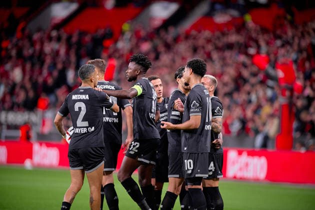 LEVERKUSEN, GERMANY - 16 SEPTEMBER, 2026: - The UEFA Europa League match Bayer 04 Leverkusen vs. NK Celje at BayArena.  Copyright: xVitaliixKliuievx