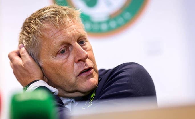 Republic of Ireland Squad Announcement, FAI HQ, Dublin 17 9 2026 Manager Heimir Hallgrimsson Heimir Hallgrimsson 17 9 2026  Copyright: xx RB1_6495