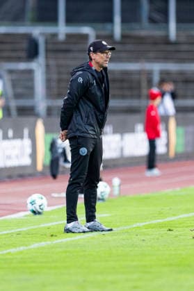 3rd Division, Fortuna Cologne vs. SV Wehen Wiesbaden, September 16, 2026; Matthias Mink, Fortuna Cologne Head Coach; 3rd Division, Fortuna Cologne vs. SV Wehen Wiesbaden, Matchday 6, September 16, 2026, Südstadion, Cologne DFB regulations prohibit any use of photographs as image sequences and or quasi-video Copyright: xBEAUTIFULxSPORTS Meuselx