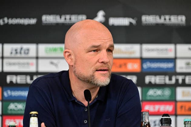 September 17, 2026, Mönchengladbach Soccer, Men s, 2026–2027 season, Borussia Mönchengladbach press conference ahead of the match against 1. FSV Mainz 05 Rouven Schroeder, Head of Sports, Gladbach DFL regulations prohibit any use of photographs as image sequences and or quasi-video content at Borussia Park, North Rhine-Westphalia, Germany