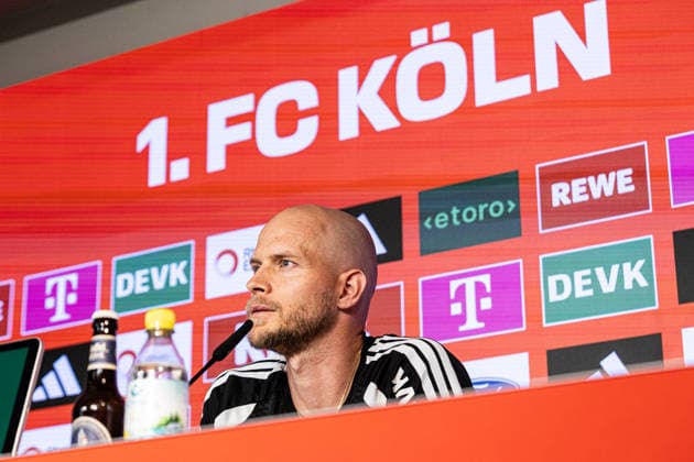 Press Conference, 1 FC Köln, September 17, 2026: Rene Wagner, Head Coach of 1 FC Köln, during the press conference ahead of the Bundesliga match against SV Werder Bremen. Press Conference, 1 FC Köln, Geißbockheim, Cologne, September 17, 2026 Copyright: xBEAUTIFULxSPORTS Buriakovx