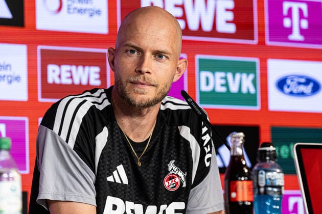 Press Conference, 1. FC Köln, September 17, 2026: Rene Wagner, Head Coach of 1. FC Köln, during the press conference ahead of the Bundesliga match against SV Werder Bremen. Press Conference, 1. FC Köln, Geißbockheim, Cologne, September 17, 2026 Copyright: xBEAUTIFULxSPORTS Buriakovx