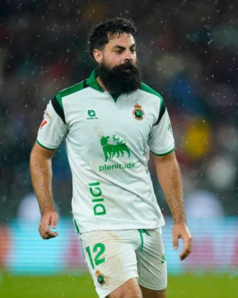 ESP: FC Barcelona, Barca - Racing Club de Santander. La Liga EA Sports. Matchday 6. Asier Villalibre of Real Racing Club of Santander during the La Liga EA Sports match between FC Barcelona and Real Racing Club de Santander played at Spotify Camp Nou Stadium on 16 Sept 2026 in Barcelona, Spain. kpng Copyright: xSergioxRuizx xPRESSINPHOTOx PS_2627_BAR_RAC_158