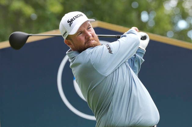 VIRGINIA WATER, ENGLAND - SEPTEMBER 17: Shane Lowry (IRE) plays from the third tee during Round 1 at the BMW PGA, Golf Herren Championship at Wentworth Golf Club, Virginia Water on September 17, 2026 in Surrey, England The BMW PGA Championship