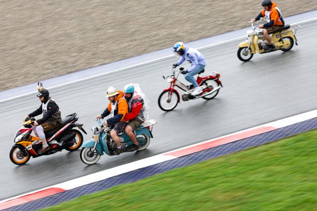 MOTORSPORTS - MotoGP, GP of Austria 2026 SPIELBERG,AUSTRIA,17.SEP.26 - MOTORSPORTS - MotoGP, Grand Prix of Austria, Red Bull Ring, preview, MopedGP. Image shows participants and Alex Marquez (ESP BK8 Gresini Racing MotoGP). Keywords: rider.  GEPAxpictures xMaticxKlansek