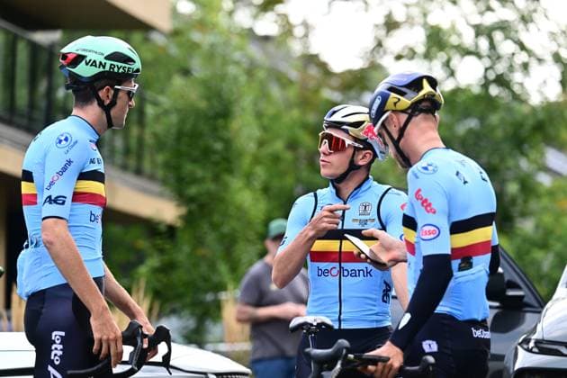 Cycling. Road World Championships in Montreal, training