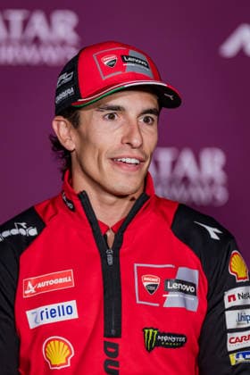 MOTORSPORTS - MotoGP, GP of Austria 2026 SPIELBERG,AUSTRIA,17.SEP.26 - MOTORSPORTS - MotoGP, Grand Prix of Austria, Red Bull Ring, preview, press confernce. Image shows Marc Marquez (ESP Ducati Lenovo Team).  GEPAxpictures xMatthiasxTrinkl