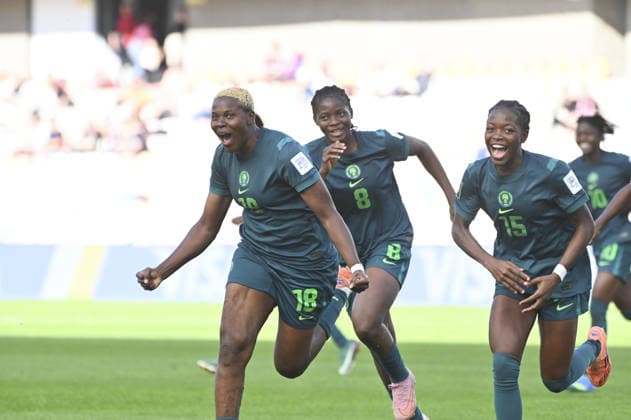 IPA88638585 - Seimeyeha Janet Akekoromowei (NGA) celebrating after scoring a goal during the Round of 16 match between England and Nigeria at the FIFA U-20 Women s World Cup in Bielsko-Bia?a, Poland, on September 17, 2026  Copyright: xMichalxDubiel IPAxSportx xx IPA88638585