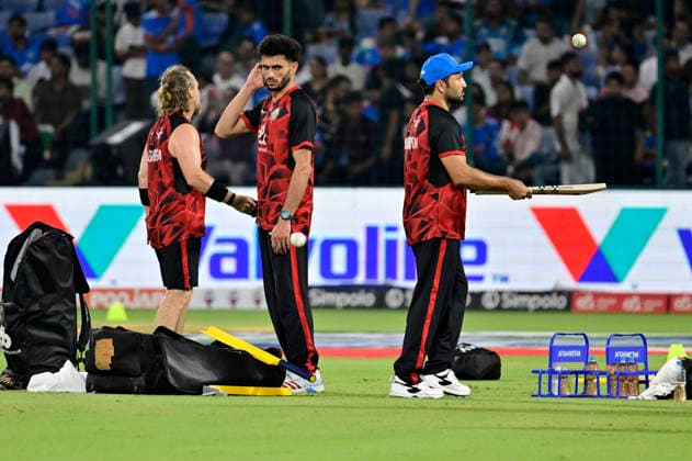 AFG vs IND, 3rd T20I New Delhi, Sep 17 (ANI): Afghanistan players during a warm-up sesson before the 3rd T20I against India at Arun Jaitley Stadium, in New Delhi on Thursday. NEW DELHI Delhi India Copyright: xANIx ANI_20260917290