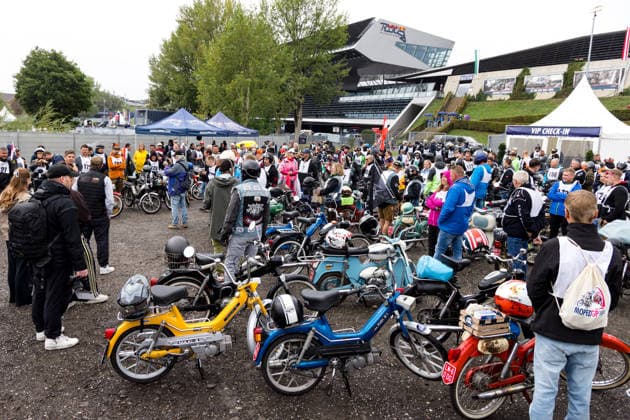 MOTORSPORTS - MotoGP, GP of Austria 2026 SPIELBERG,AUSTRIA,17.SEP.26 - MOTORSPORTS - MotoGP, Grand Prix of Austria, Red Bull Ring, preview, MopedGP. Image shows participants.  GEPAxpictures xMaticxKlansek