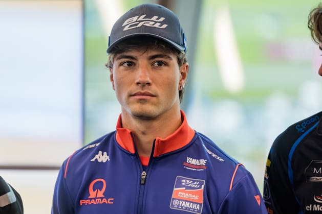 MOTORSPORTS - MotoGP, GP of Austria 2026 SPIELBERG,AUSTRIA,17.SEP.26 - MOTORSPORTS - MotoGP, Grand Prix of Austria, Red Bull Ring, preview, Moto2 and Moto3 trophy reveal. Image shows Izan Guevara (ESP BLU CRU Pramac Yamaha Moto2).  GEPAxpictures xMatthiasxTrinkl