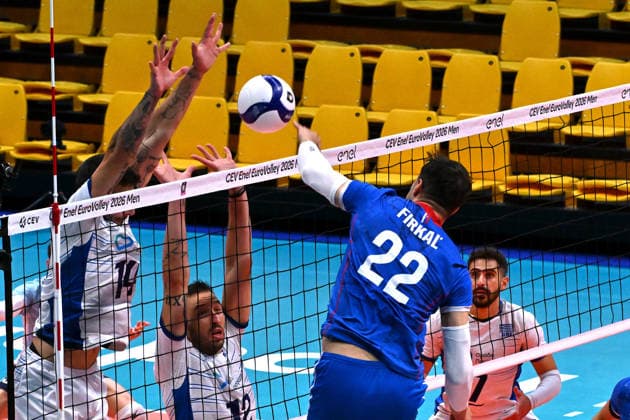 Volleyball, EM, Griechenland - Slowakei IPA88642371 - FIRKAL Julius (Slovakia)  Copyright: xDuilioxDellaxLibera IPAxSportx xx IPA88642371